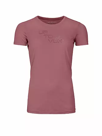 ORTOVOX | T-shirt fonctionnel femme 185 Merino Tangram | beere